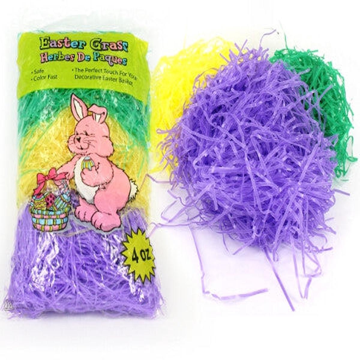 Tri-Colour Plastic Easter Grass (114g)