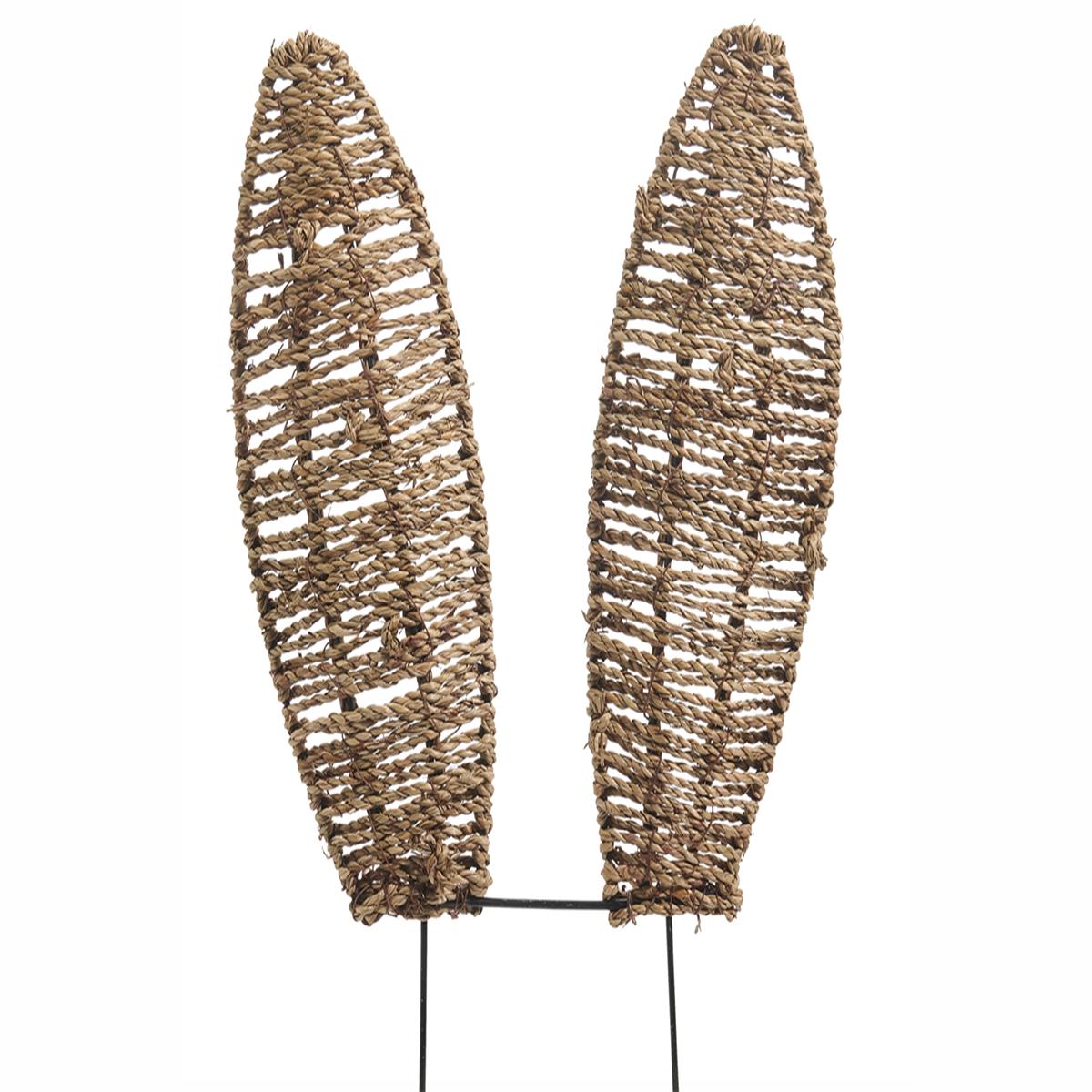 15" Woven Bunny Ear Stake