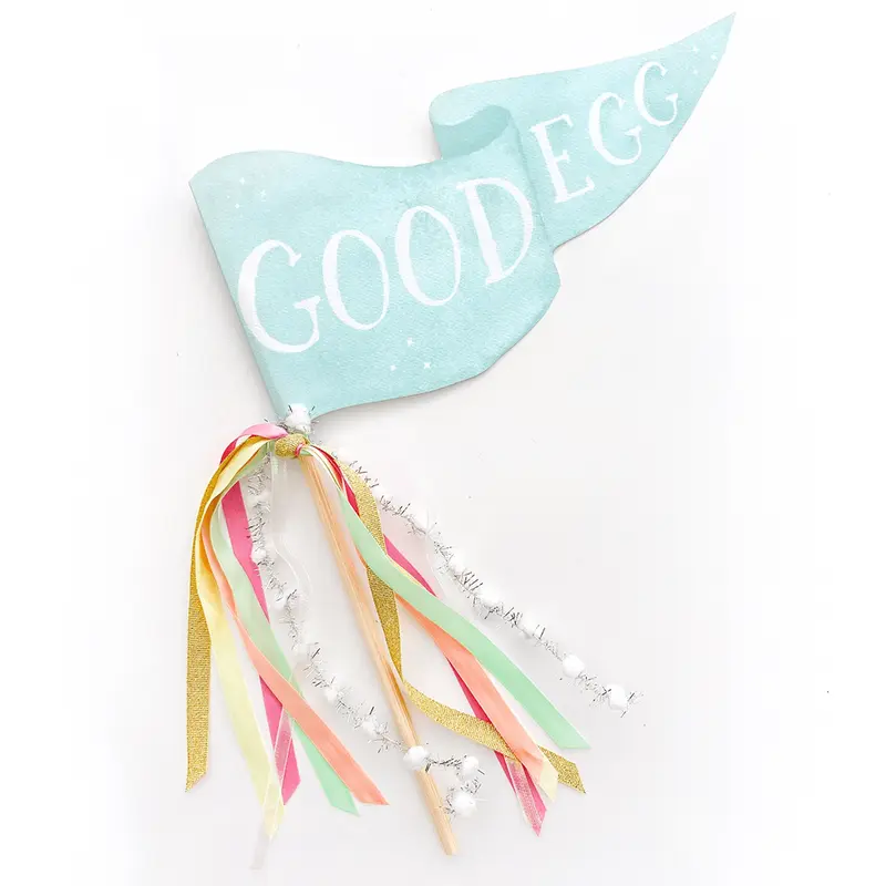 "Good Egg" Party Pennant