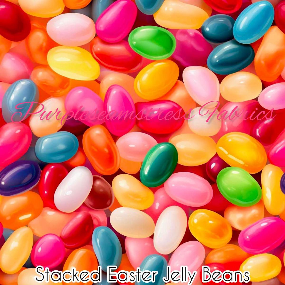 Stacked Easter Jelly Beans  Fabric