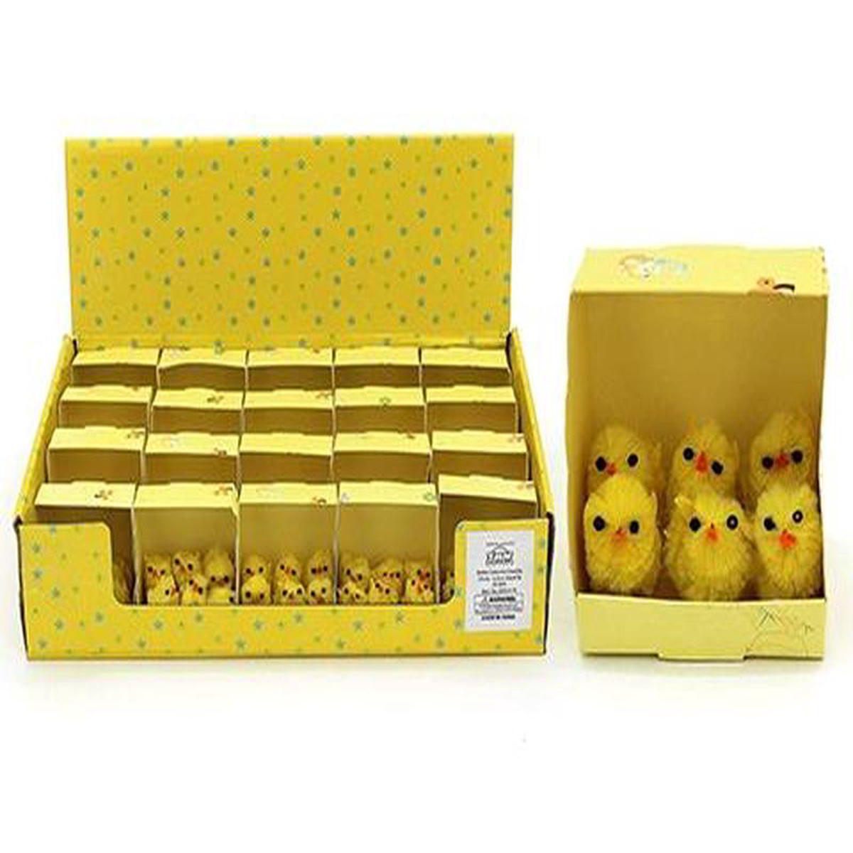 Yellow Chenille Chicks 8211 6 pack