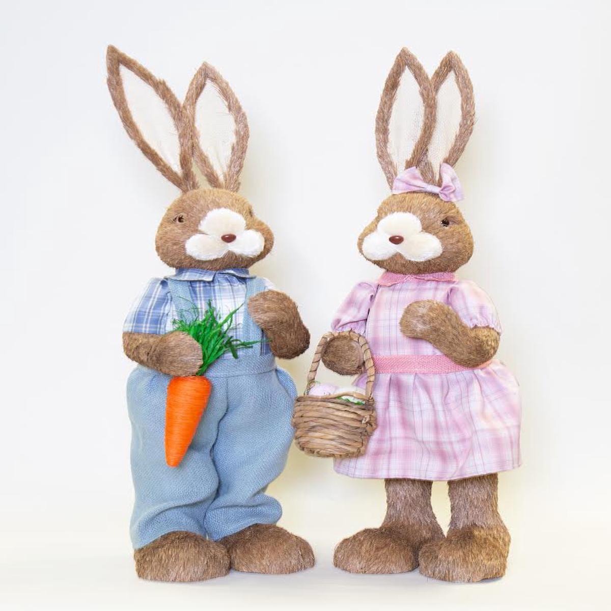 74cm Ms.Rabbit with Egg Basket