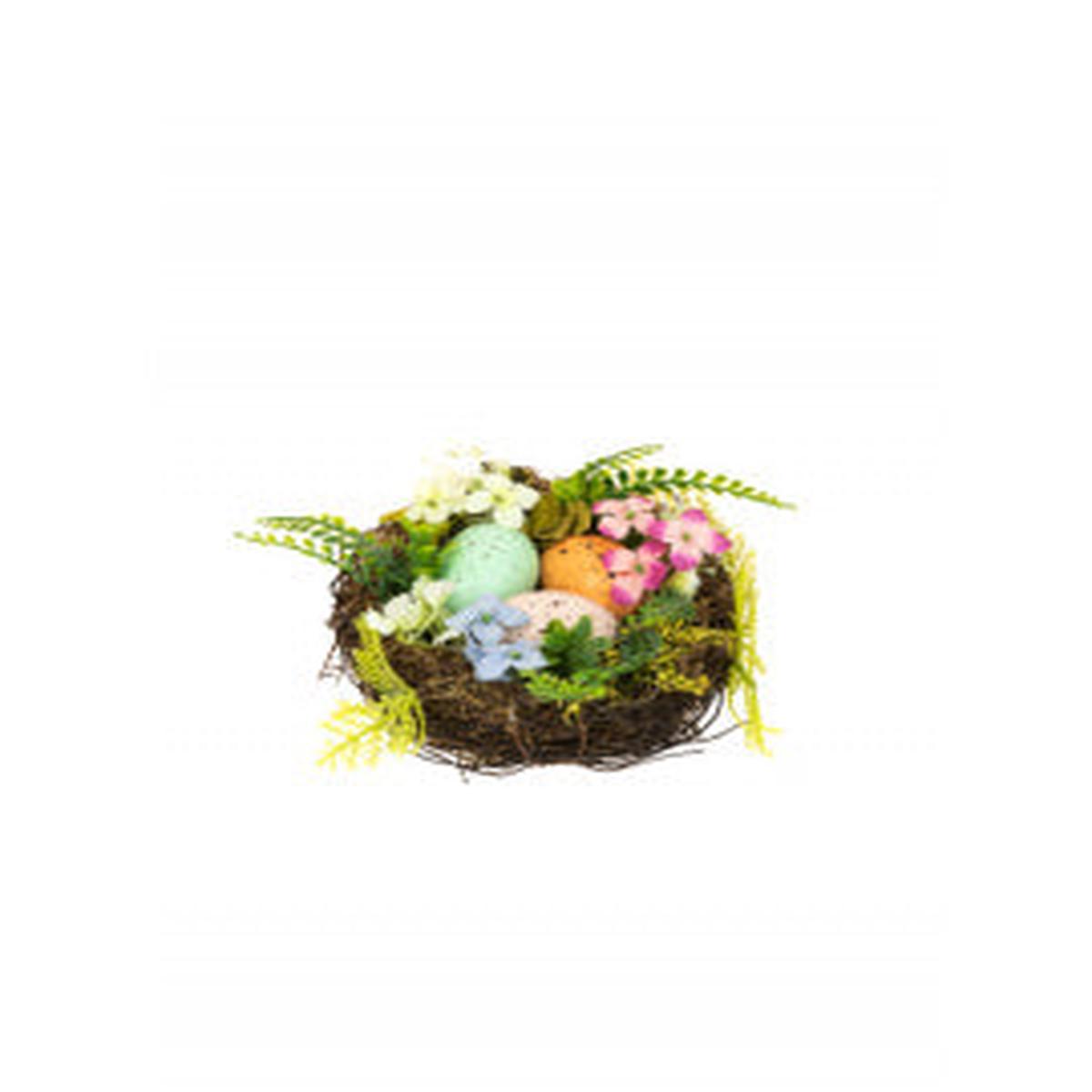 Bird Nest with Eggs - 7cm