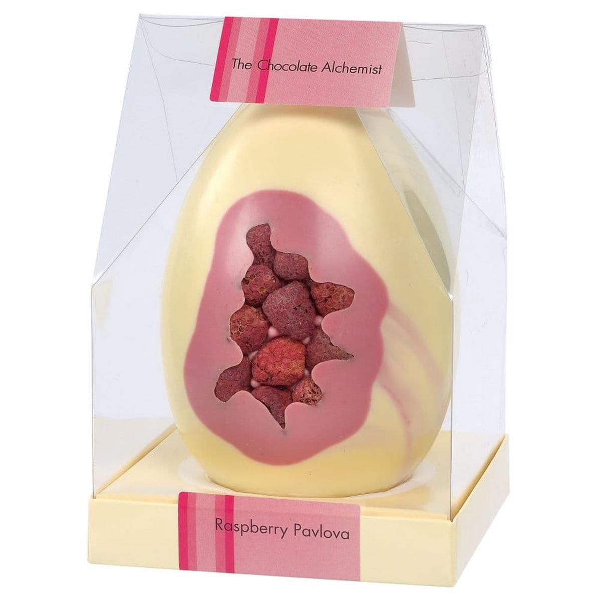 The Chocolate Alchemist Inclusion Egg Raspberry Pavlova 350g