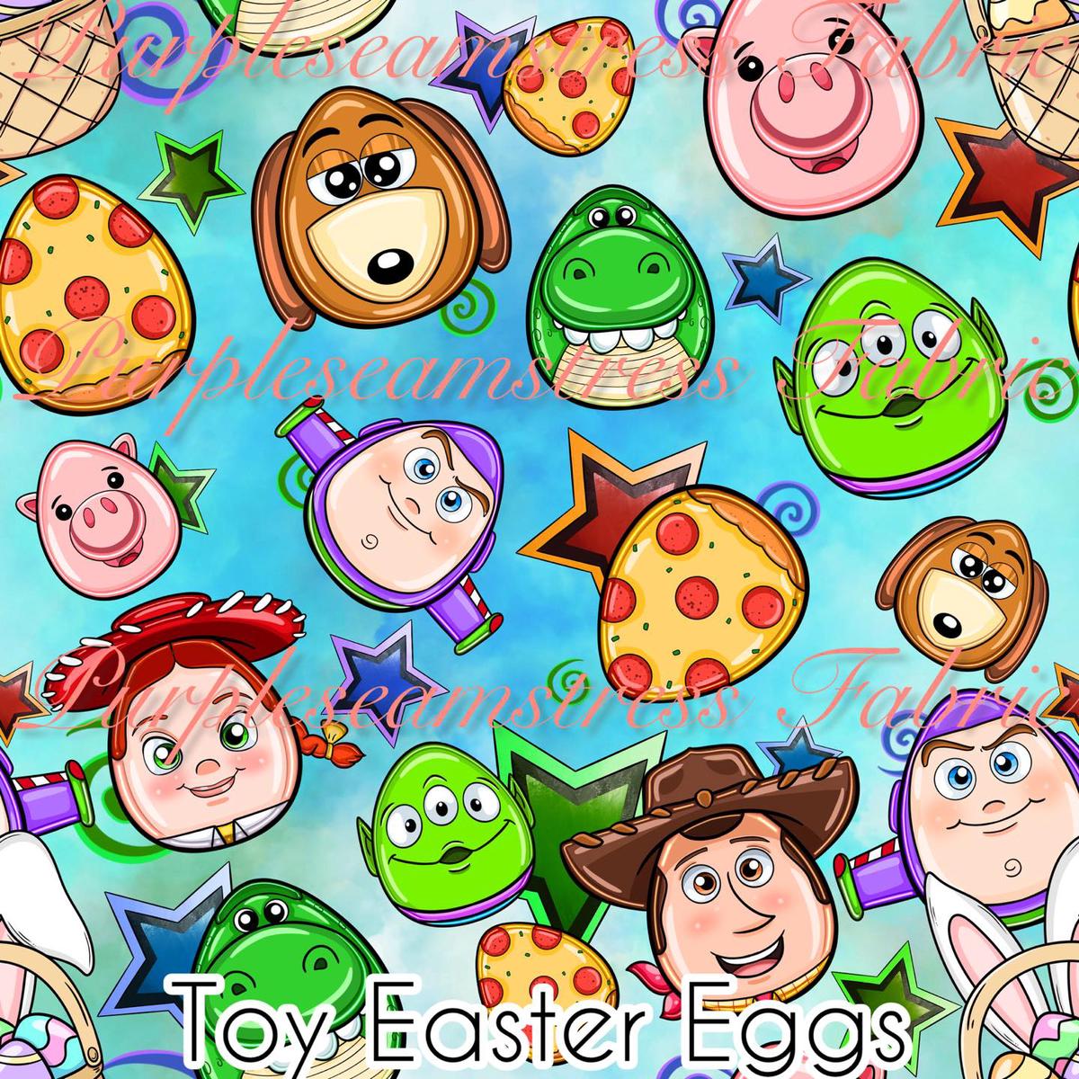 Toy Easter Eggs  Fabric