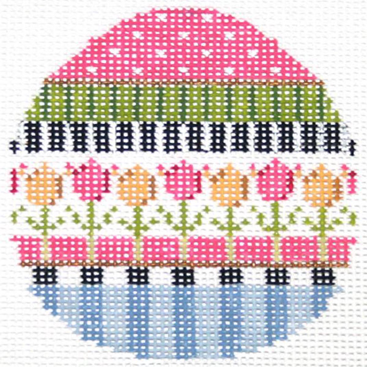 Tulip Patterned Egg