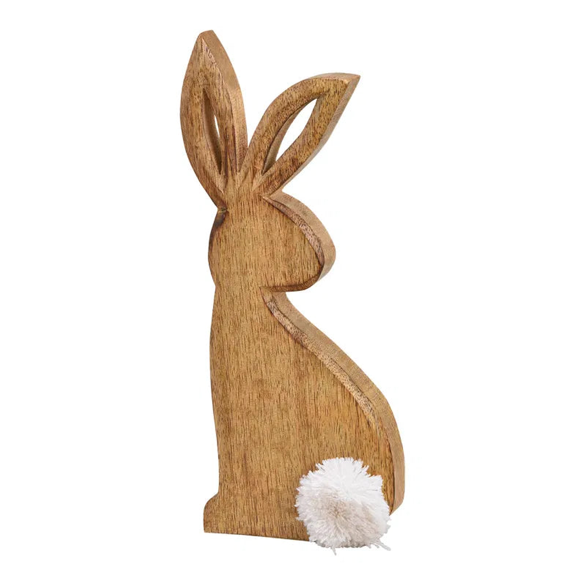 Wooden rabbit stand Brown 10x25x2cm