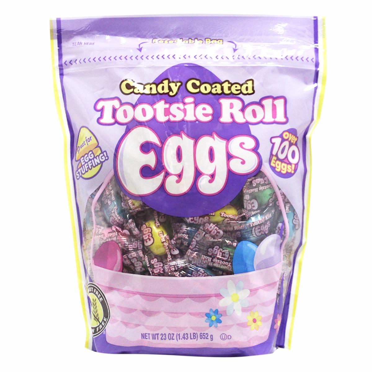 Tootsie Roll Eggs Individually Wrapped - 23-oz. Resealable Bag