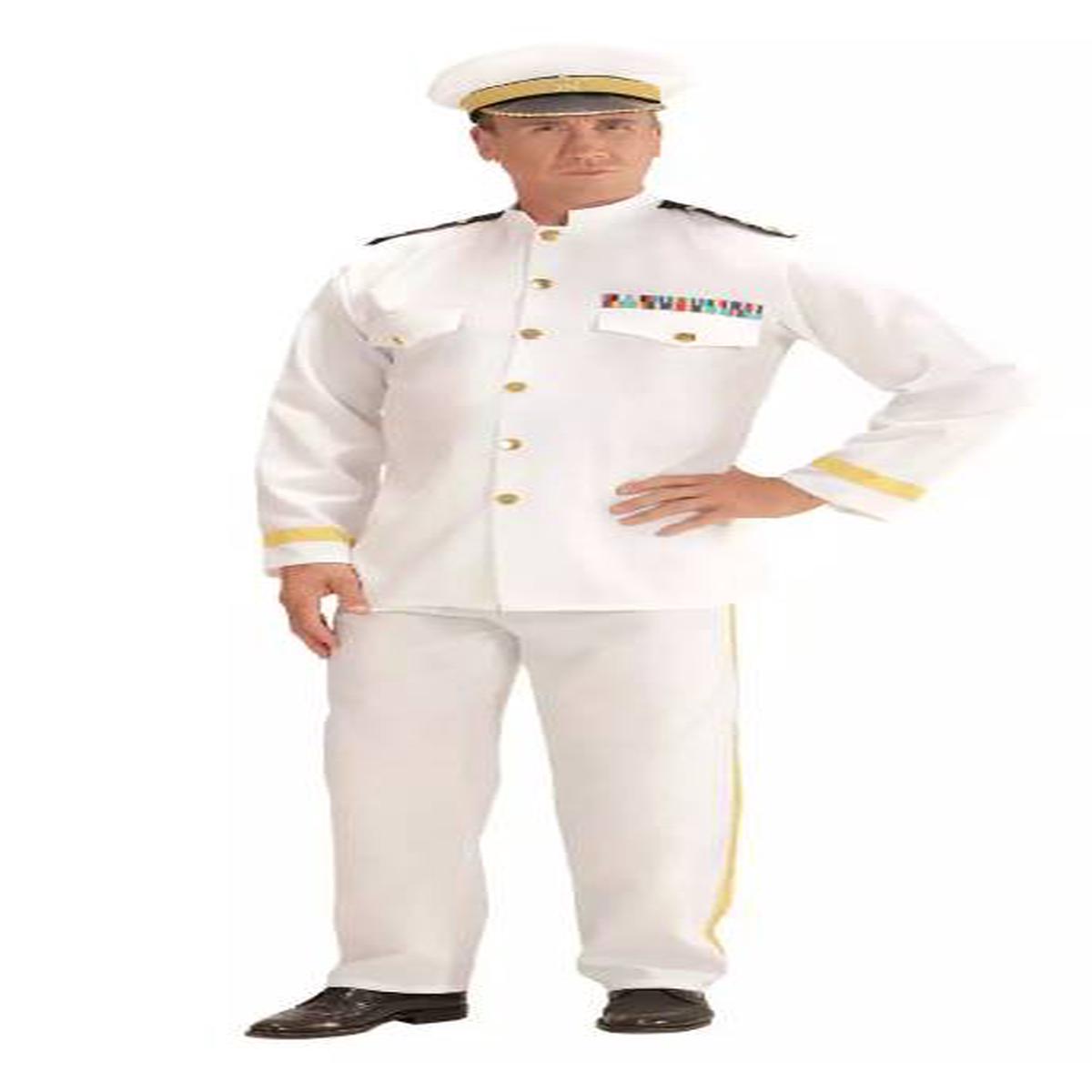 Adult Navy Captain Carnival Costume
