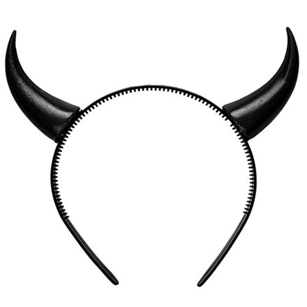 Black Horned Headband Halloween Accessories