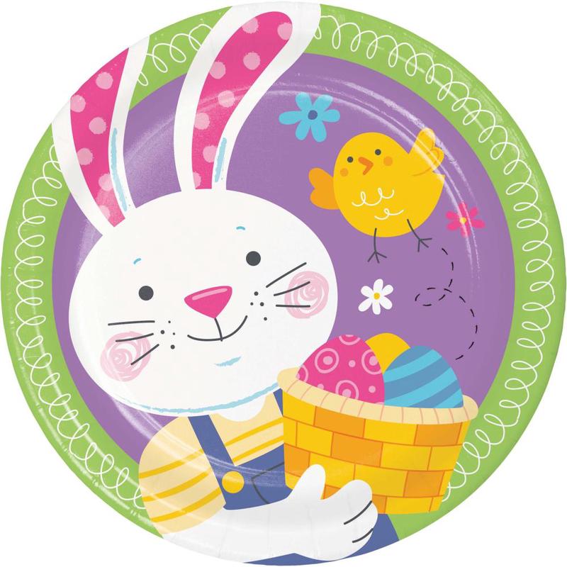 Bunny Bliss Luncheon Plate (96 per Case)