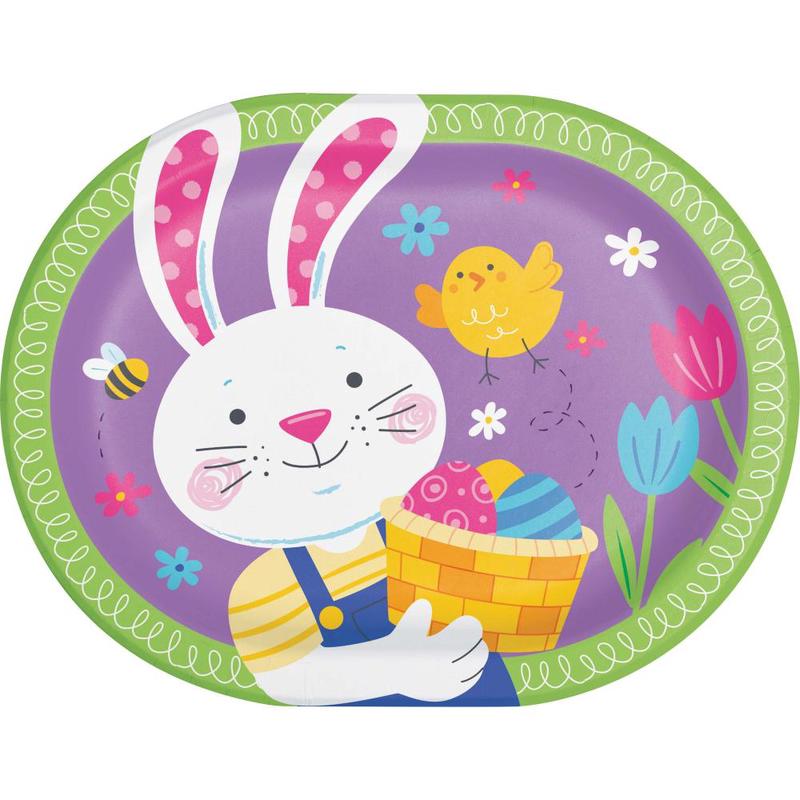 Bunny Bliss Oval Platter (96 per Case)