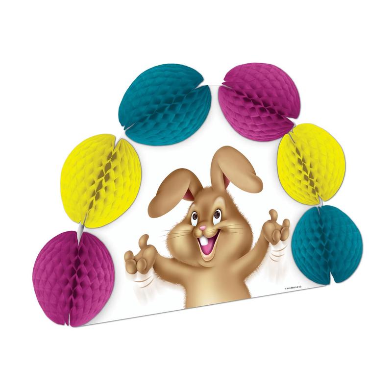 Easter Bunny 2-Sided Pop-Over Centerpiece