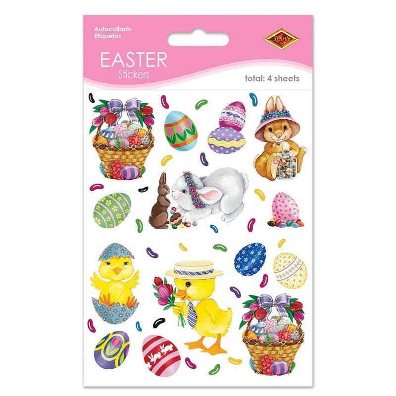 Easter Bunny - Basket & Egg Stickers