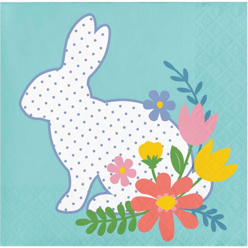 Easter Frills Beverage Napkin (192 per Case)
