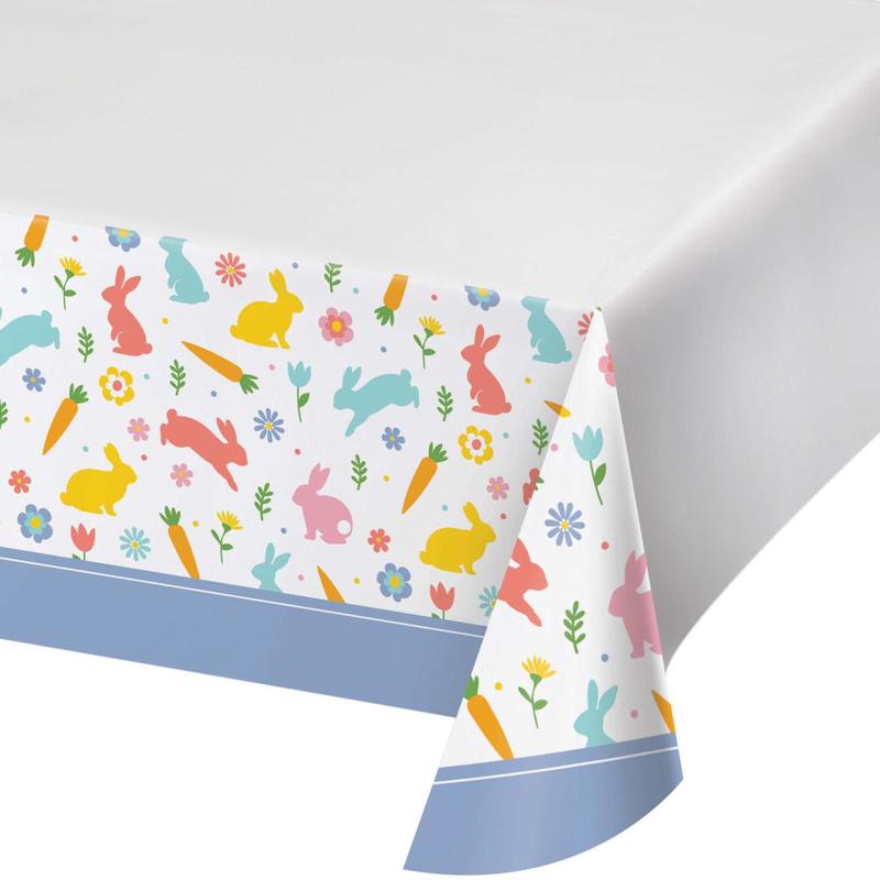Easter Frills Paper 54" x 96" Tablecover (12 per Case)