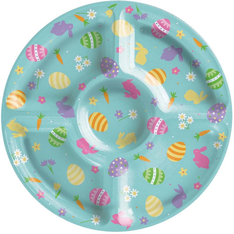 Easter Plastic Compartment Tray (6 per Case)