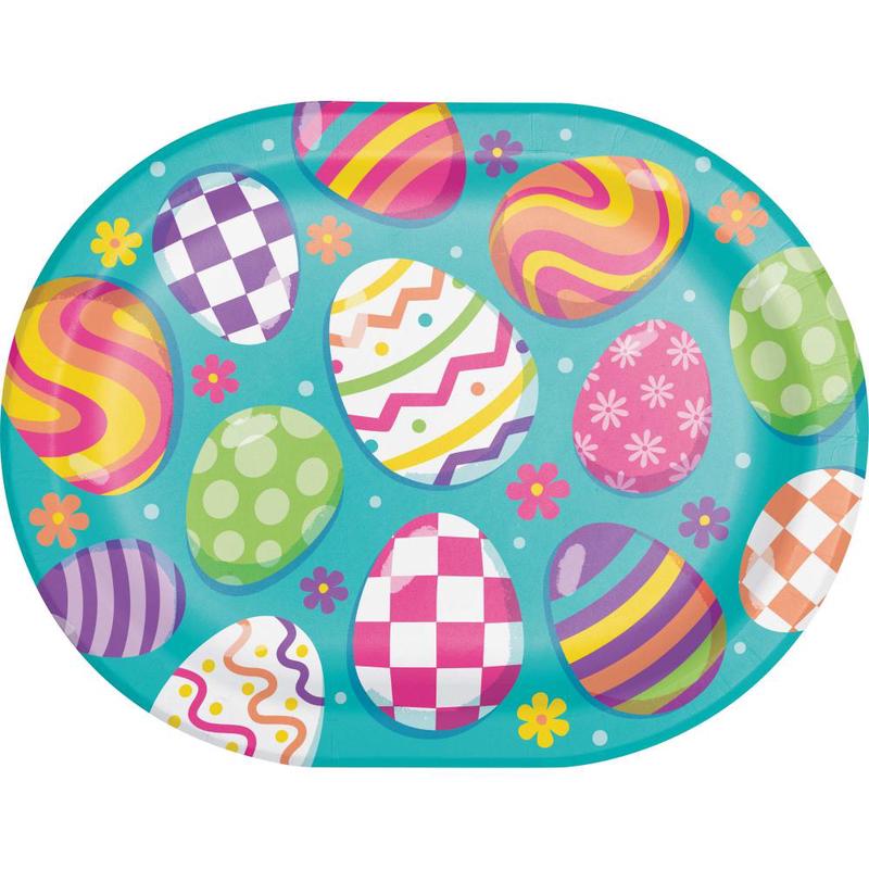 Eggscellent Easter Oval Platter (96 per Case)