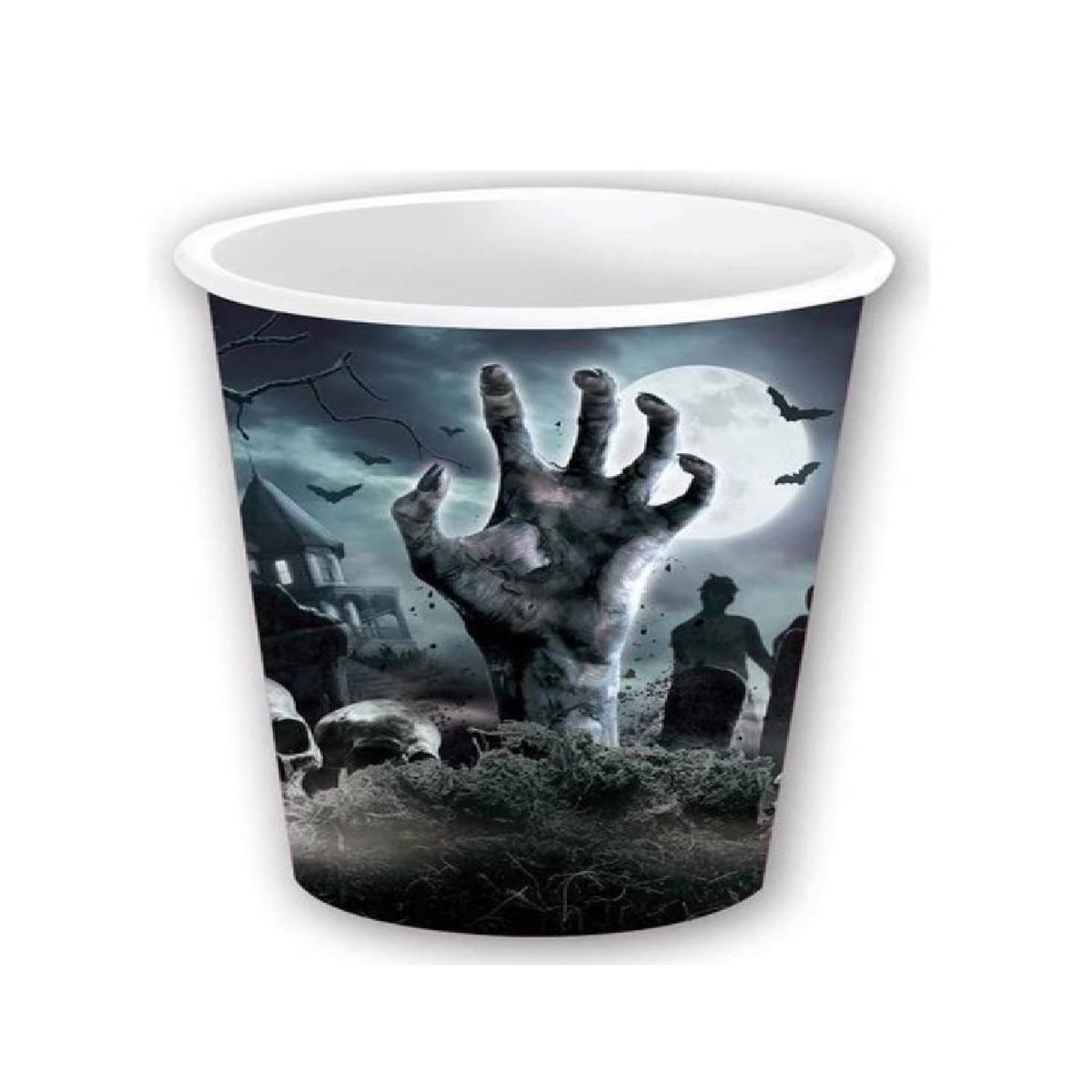 Halloween Cemetery Glasses 240ml 6pcs