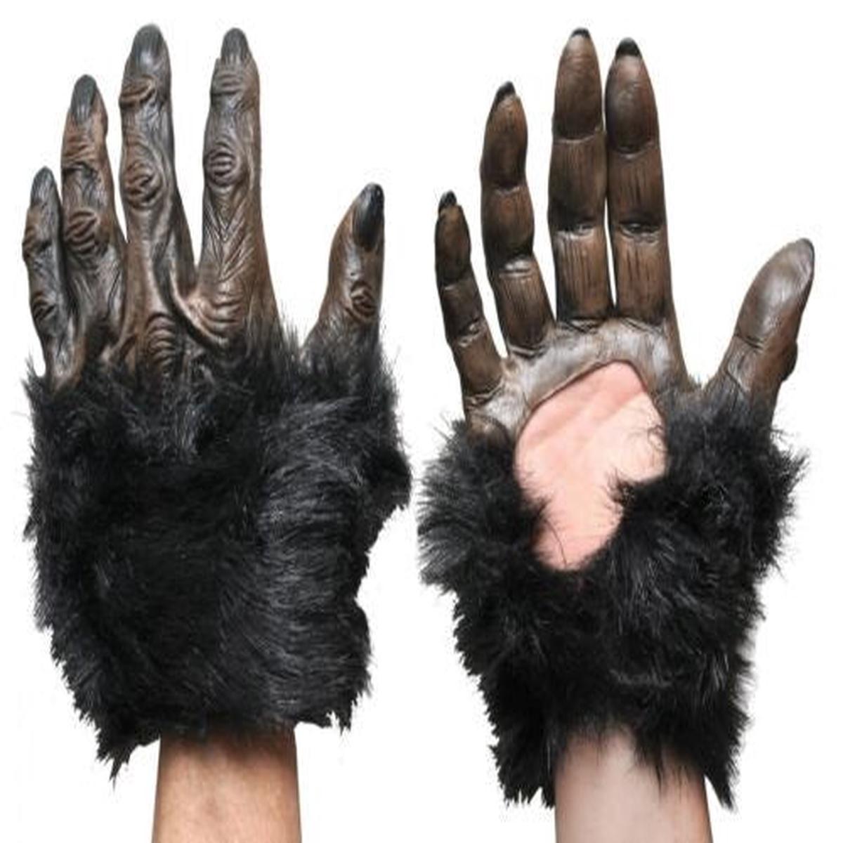 Halloween Gorilla/Werewolf Hands Gloves