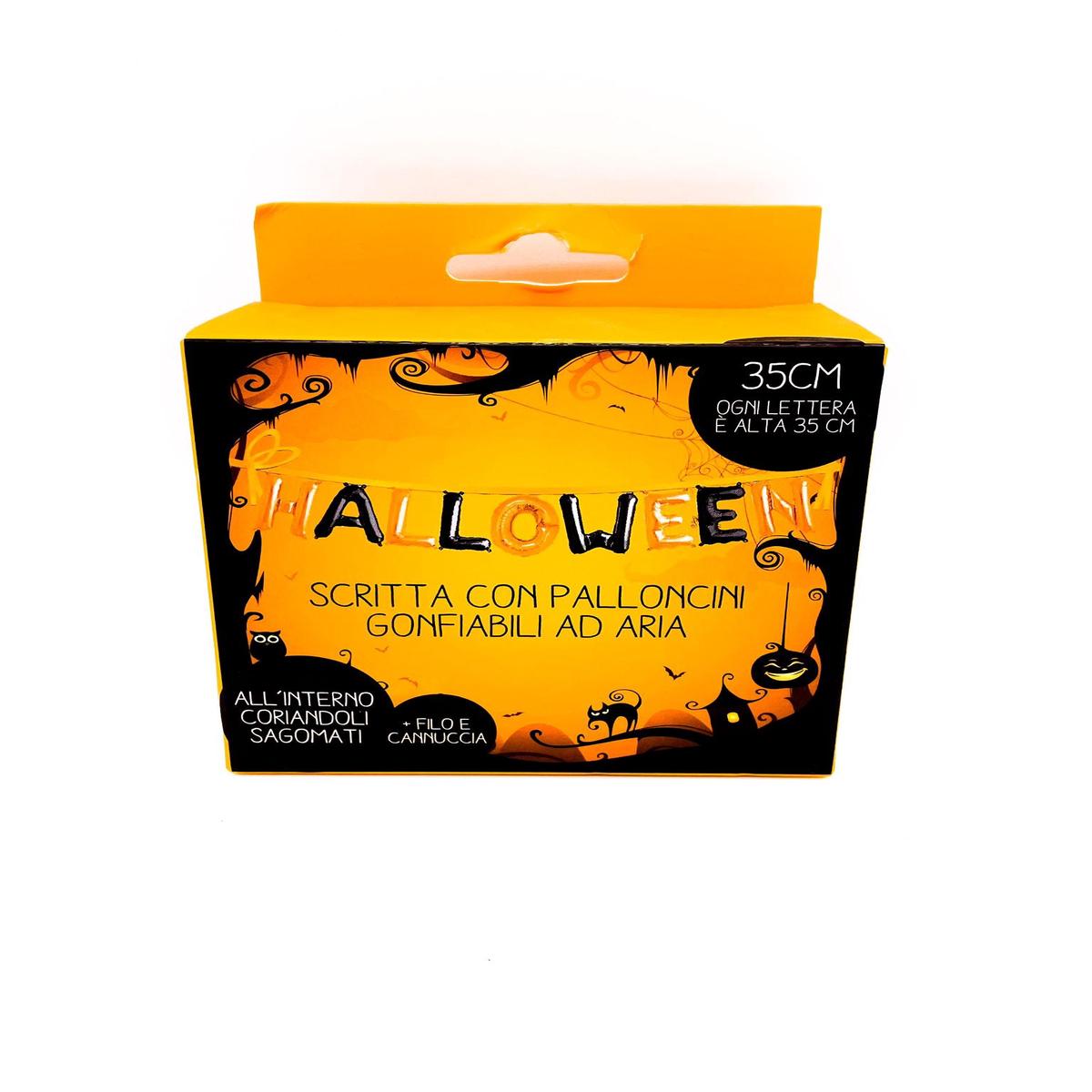 Halloween Letter Balloon Garland 35cm Halloween Ornaments