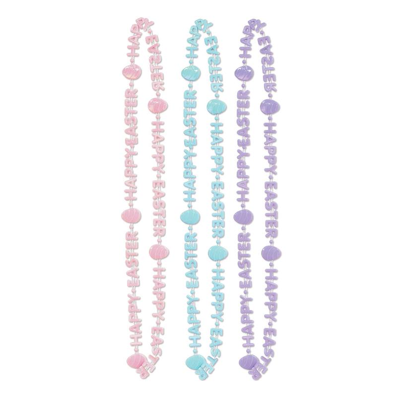 Happy Easter Bead Necklaces