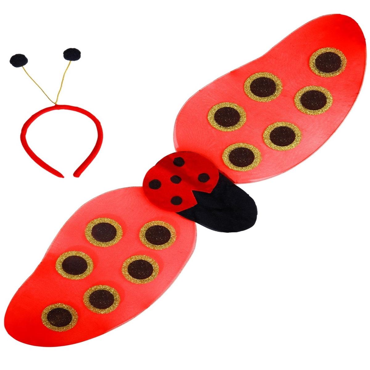 Ladybug Headband and Wings Set for Carnival