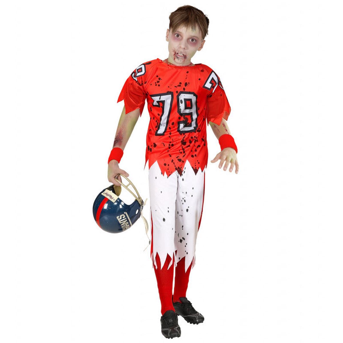 Zombie Football Player Halloween Costume for Kids