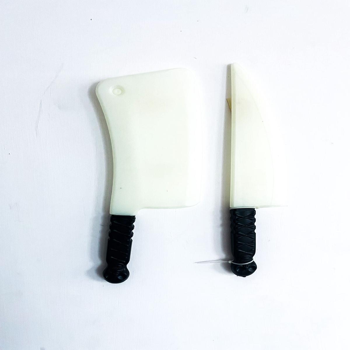 39cm Fluorescent Plastic Cutting Weapons Halloween
