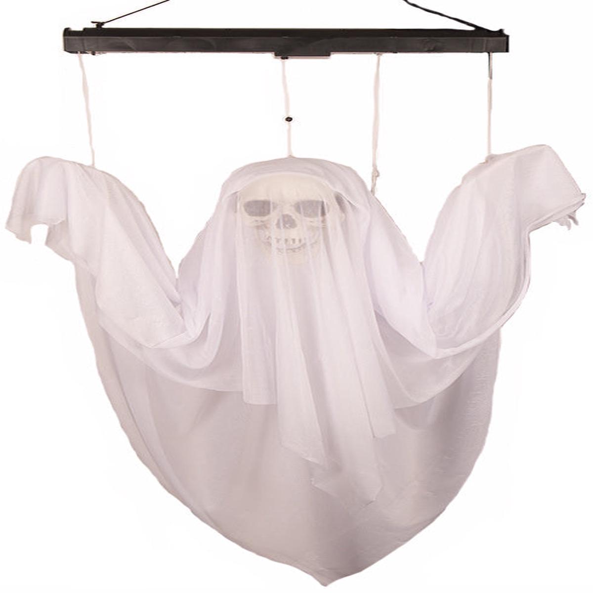 Animated Ghost with Lights and Sound 120cm Halloween Ornaments