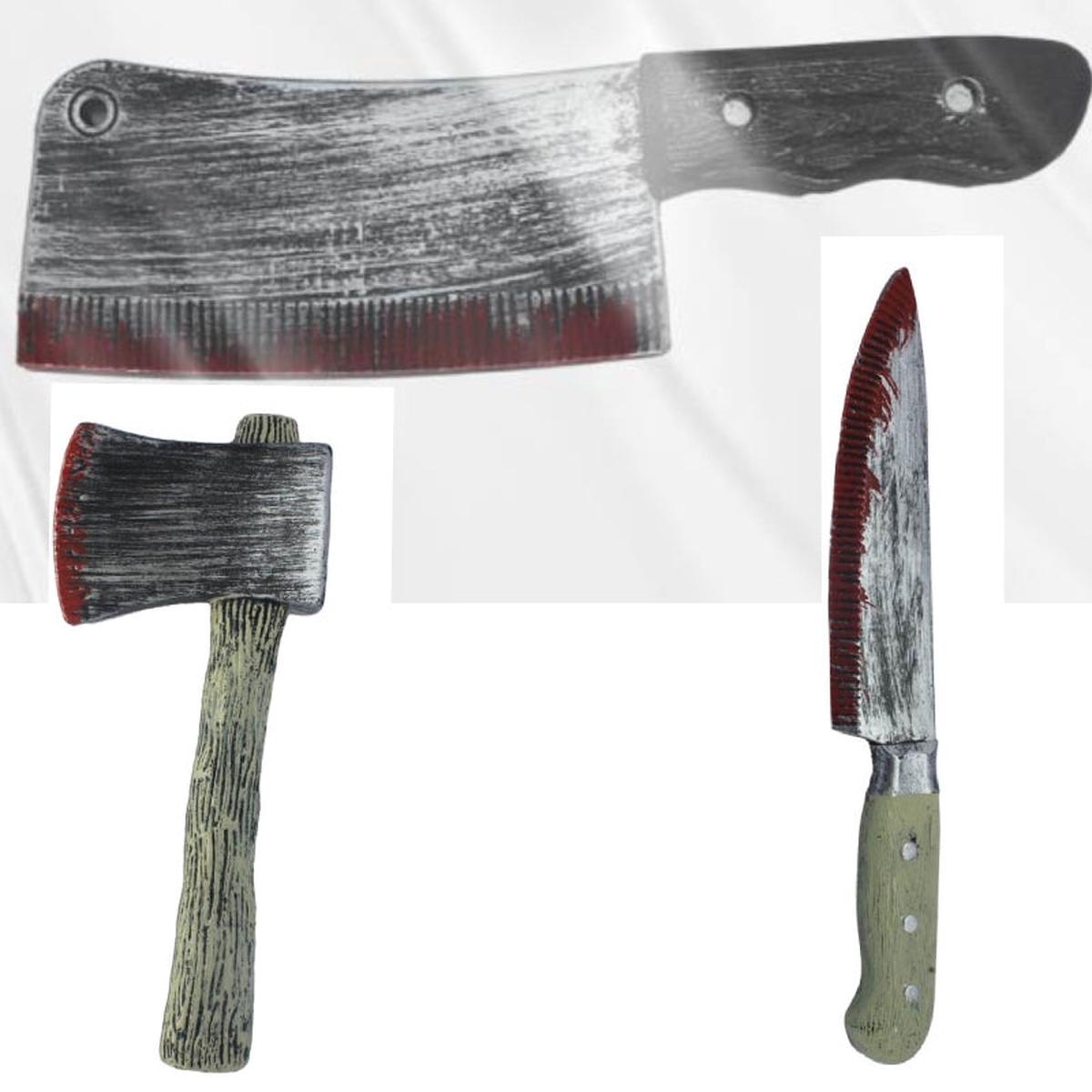 Assorted Halloween Fake Cutting Weapons