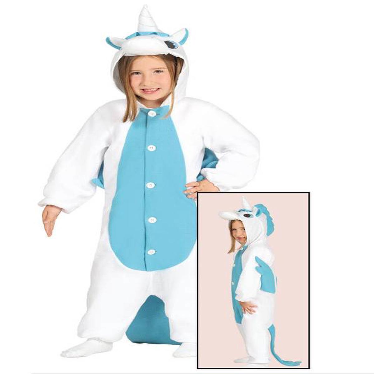 Blue Unicorn Carnival Costume for Kids