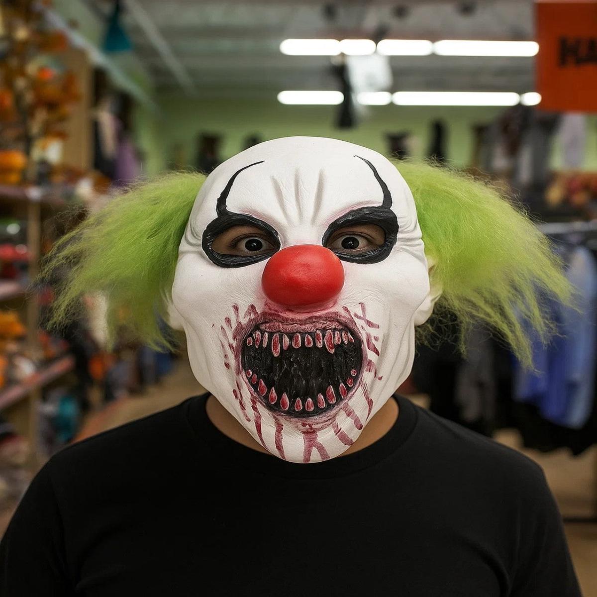 Cannibal Clown Halloween Mask