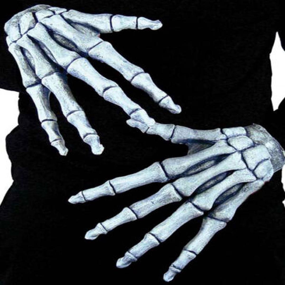 Rubber Skeleton Hands Bones Halloween Accessories