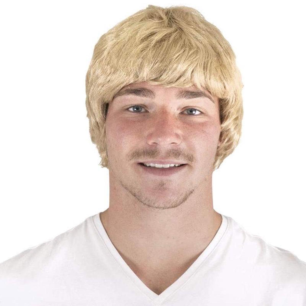 Short Blonde Hair Wig Carnival Accessories