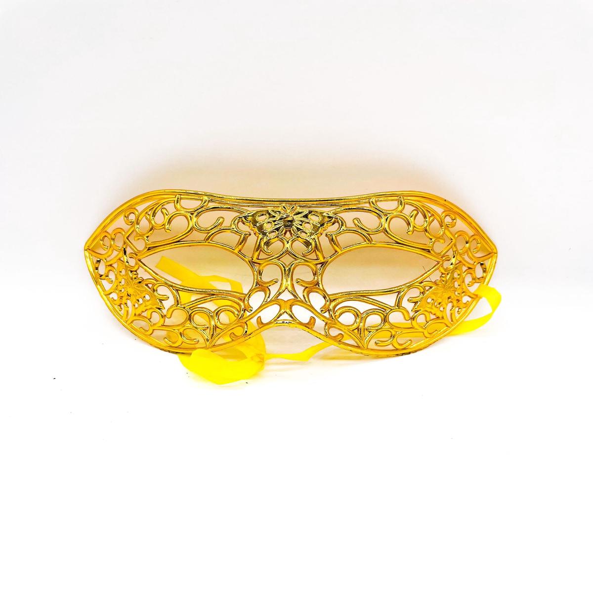 Venetian Gold Eye Mask 22x7cm Carnival Masks