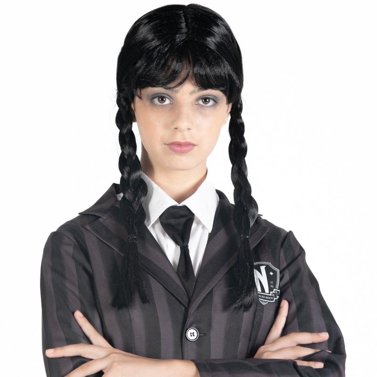 Wednesday Addams Family Braids Wig One Size