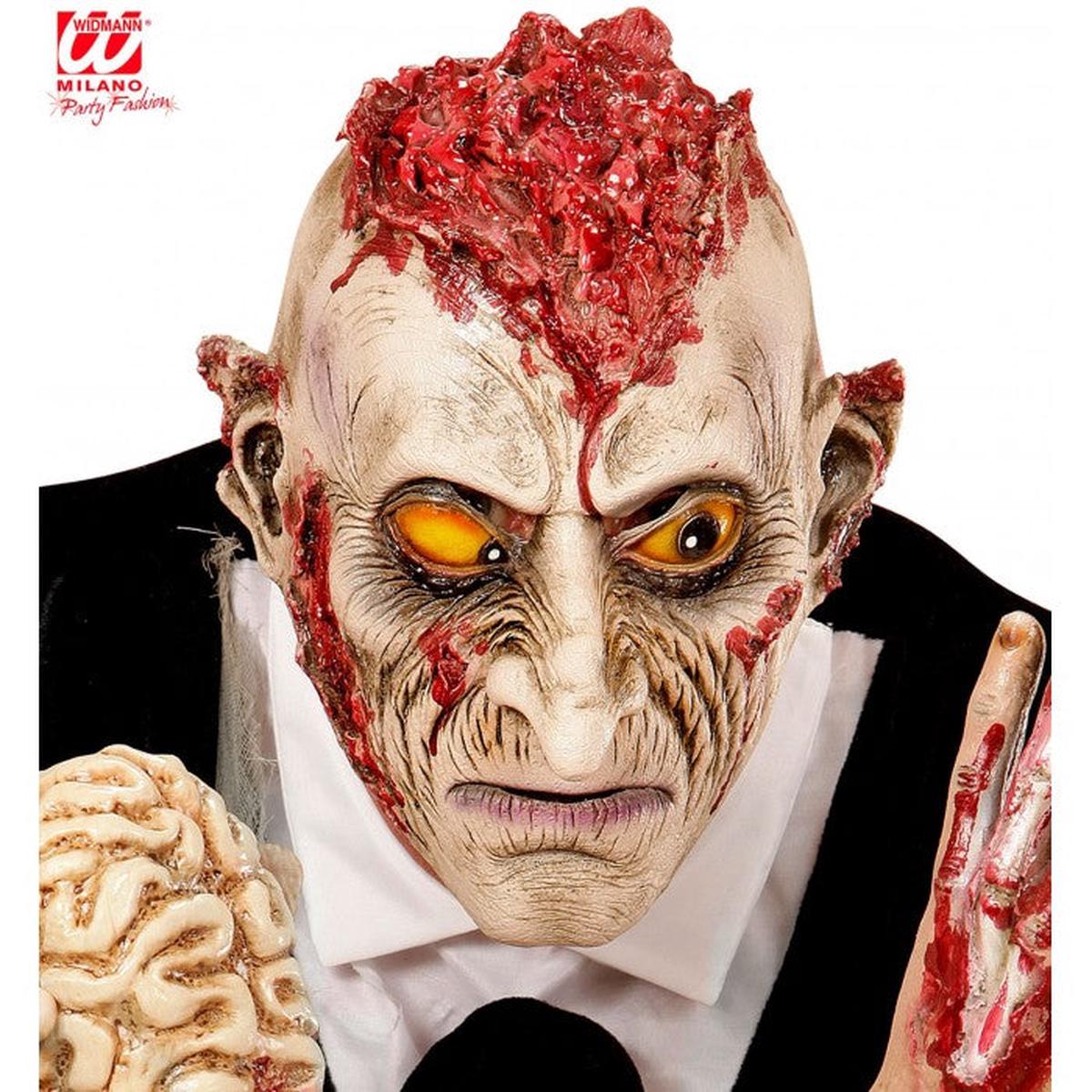 Zombie Face Maniac Halloween Mask