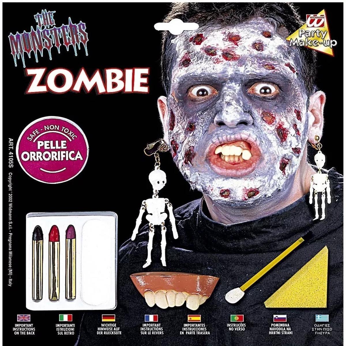 Zombie Halloween Makeup Kit