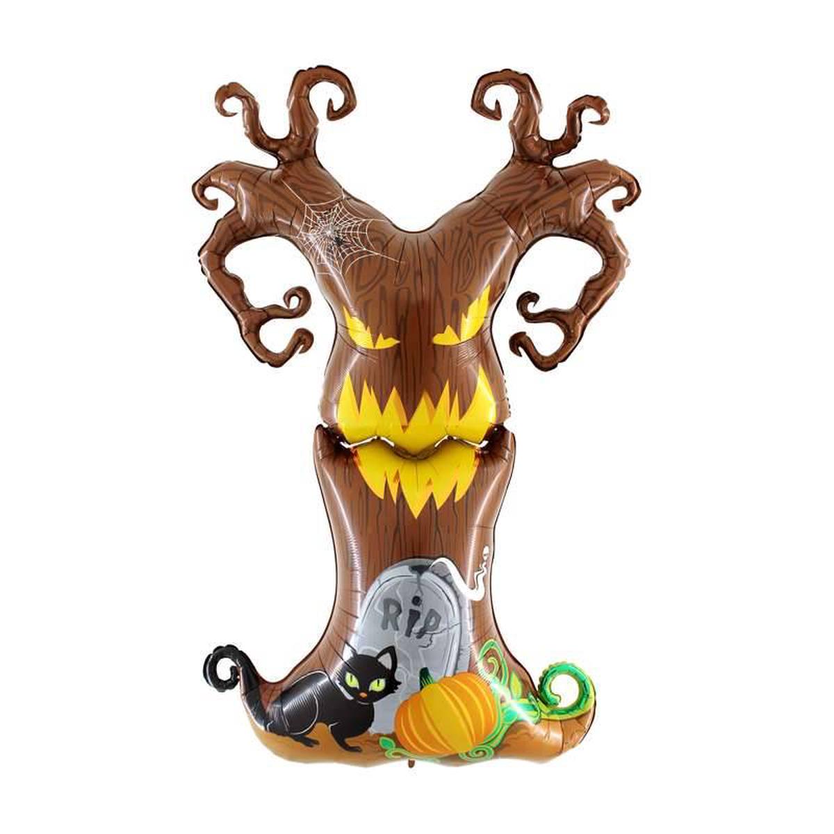 60" 152cm Halloween Dark Tree Helium Balloon