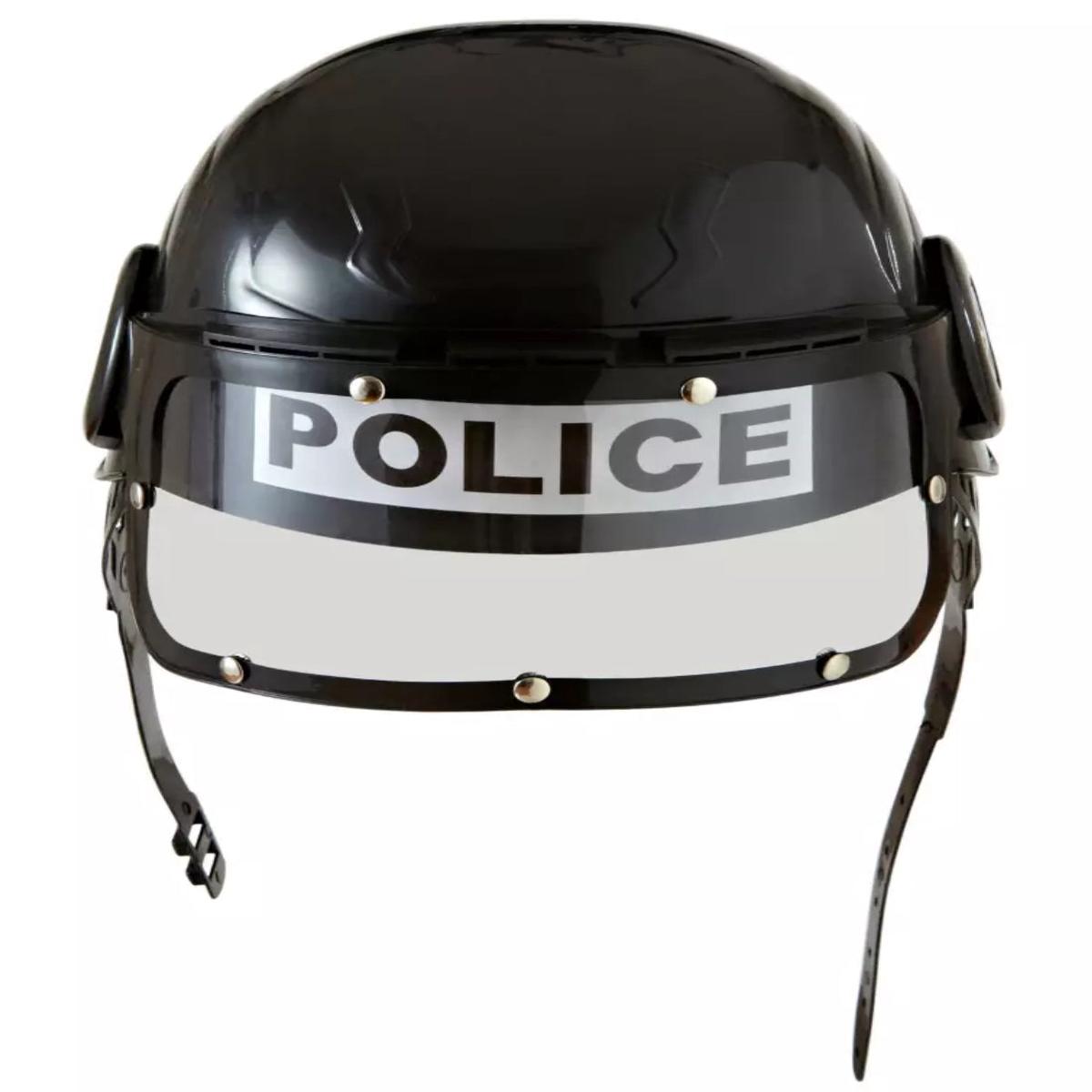 Adult Plastic Riot Police Helmet Halloween and Carnival Accessories