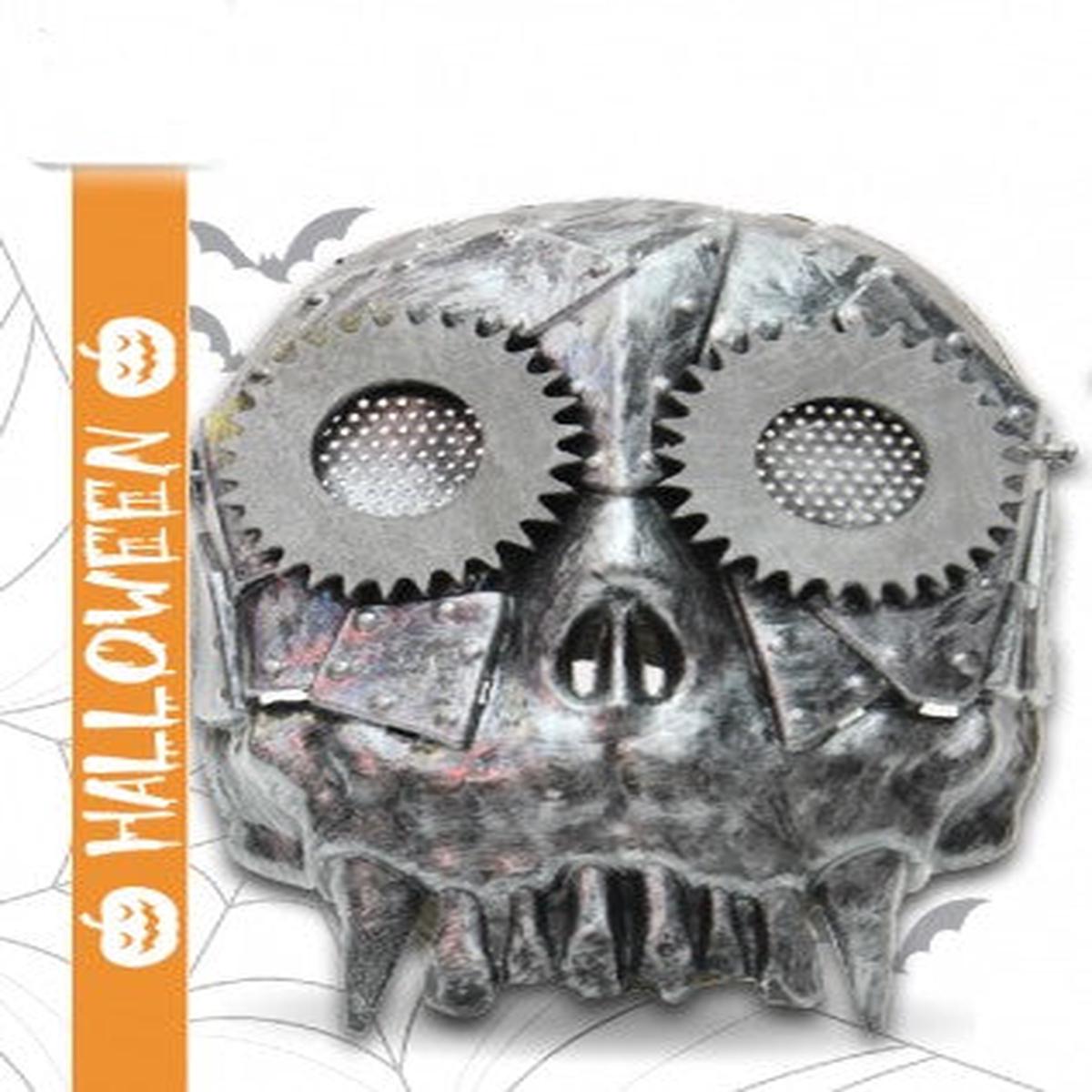 Adult Size Robot Skull Halloween/Carnival Mask