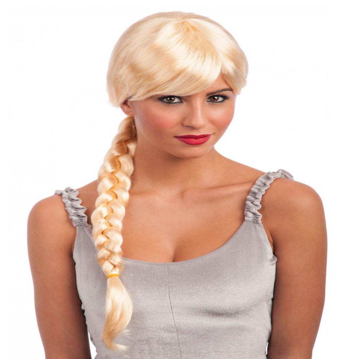 Blonde Wig With Braid