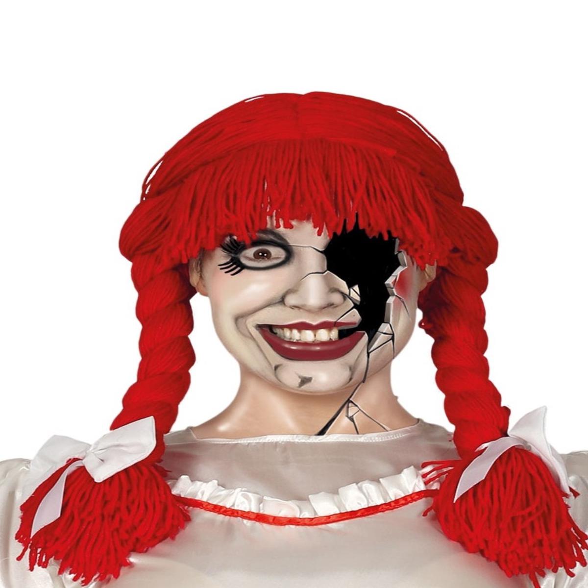 Red Braids Halloween Wig