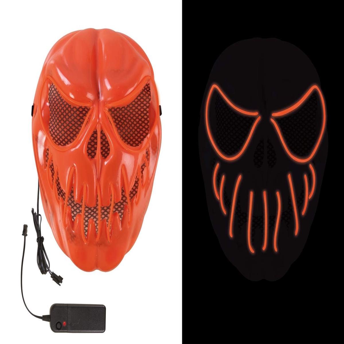 Scary Pumpkin LED Halloween Mask