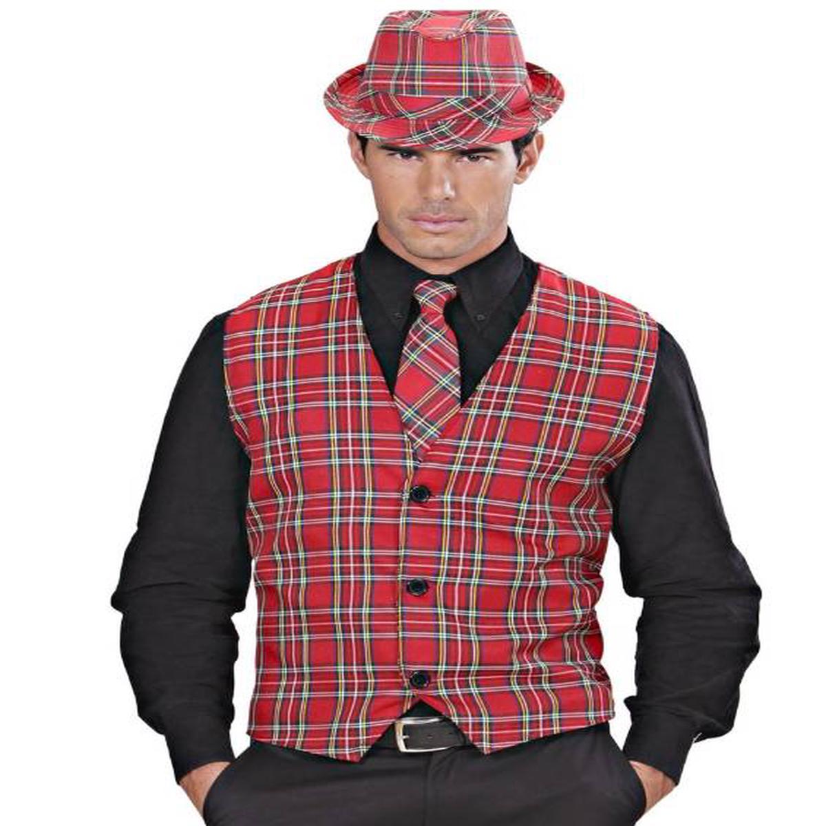 Tartan Vest - Carnival Costume Accessories