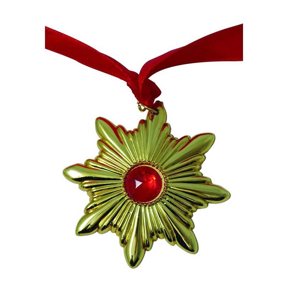 Vampire Necklace with Gold Medallion in Plastic Halloween