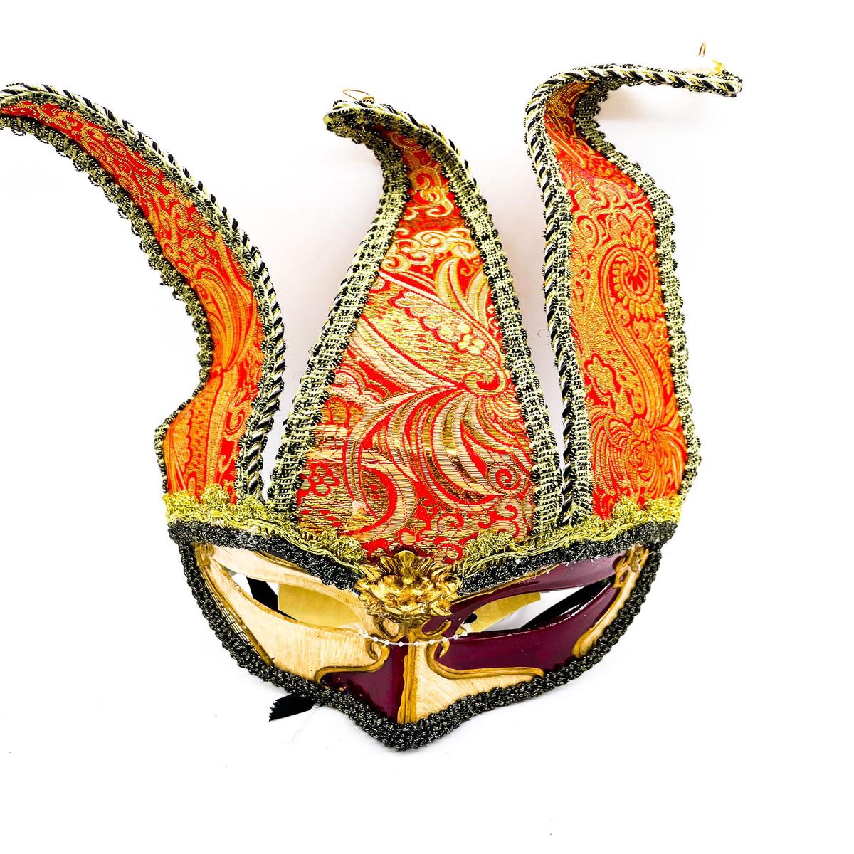 Venetian Mask with Bells for Eyes Decorated Carnival Masks