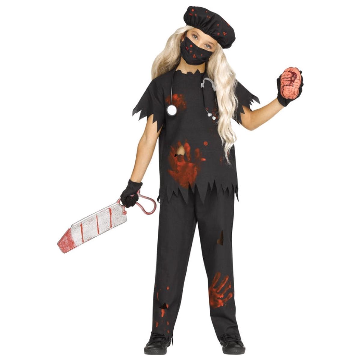 Zombie Doctor Halloween Costume for Girls