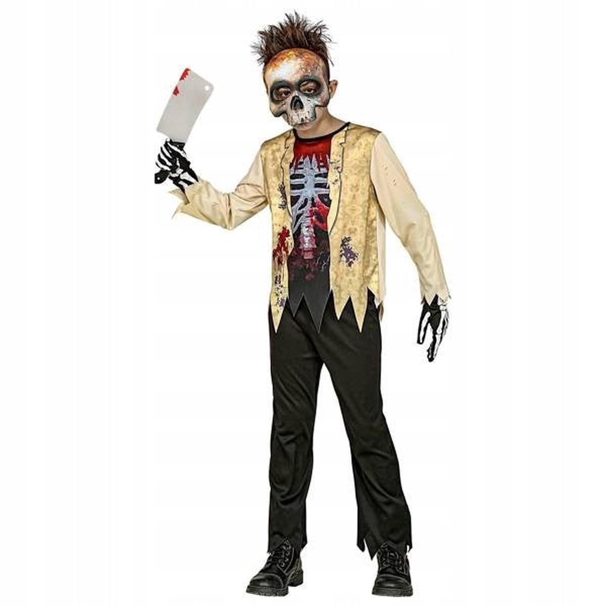 Zombie Skeleton Halloween Costume for 8-10 Year Olds